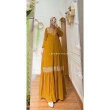 Reyna-004 Gamis Cerutty Babydoll Bordir